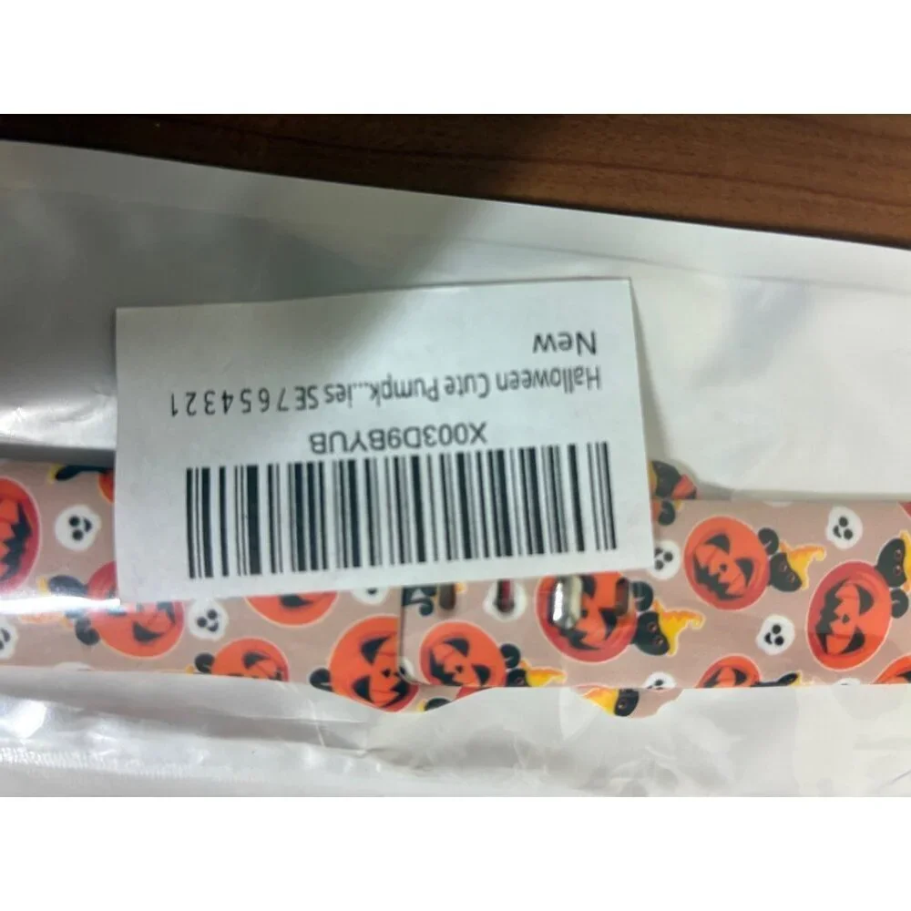 Halloween Watch Band Jack-o-lantern Cat 38/40/41 MM